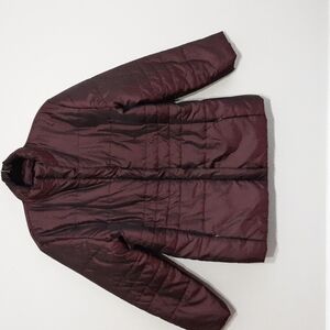 Braggini women jacket coat XXL Outdoors Casual Comfy Y2k Red Wine Office